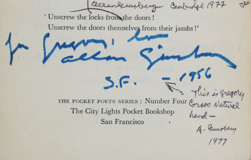 Gregory Corso's Funny Forgeries